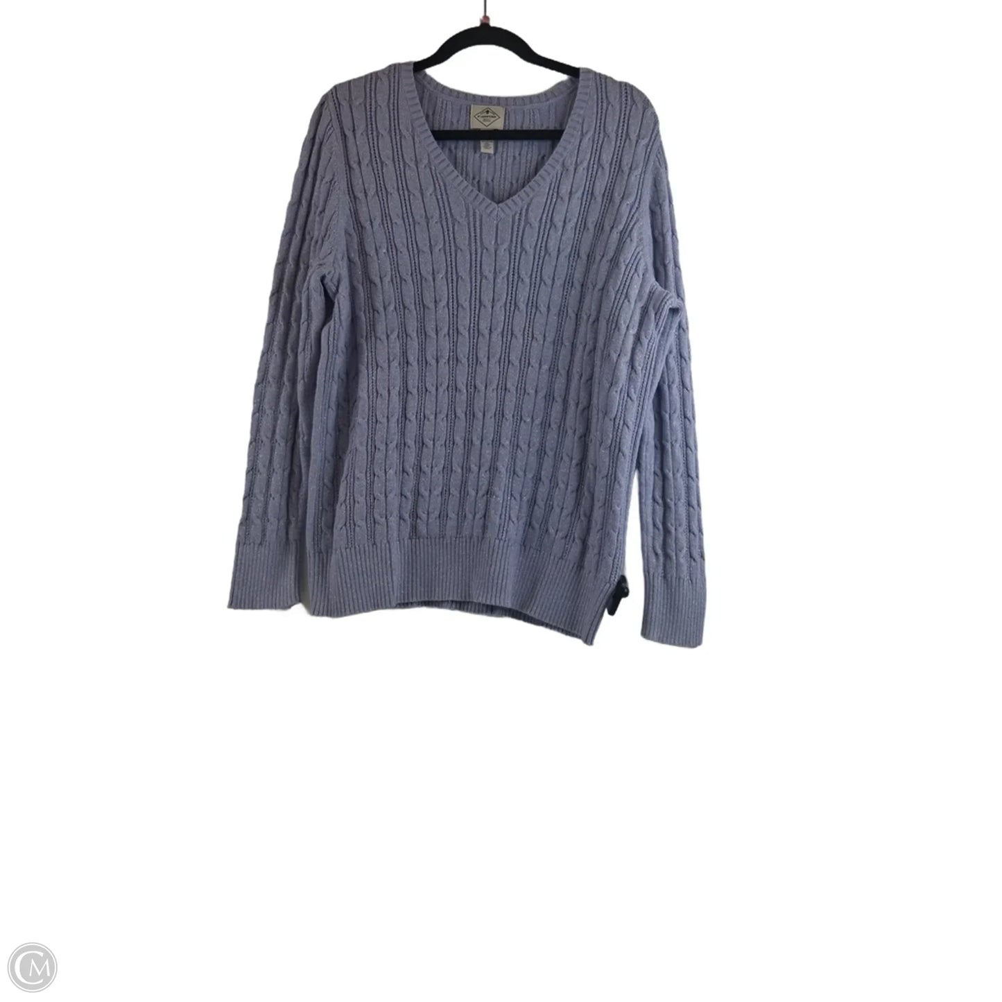 Sweater By St Johns Bay In Purple, Size: 1x