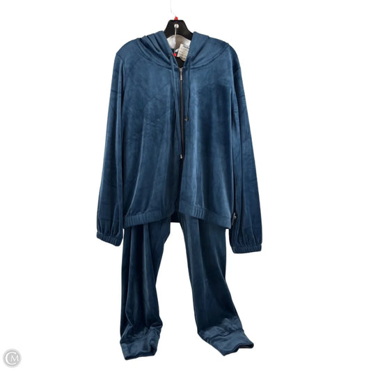 Lounge Set Pants By Cable And Gauge In Blue, Size: L