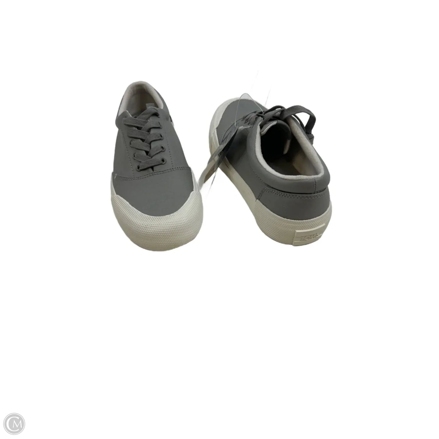 Shoes Sneakers By Toms In Grey & White, Size: 8.5