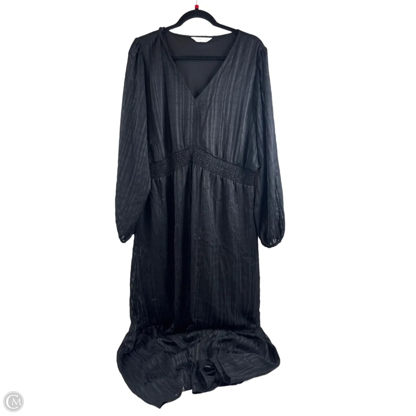 Dress Party Long By Nine West Apparel In Black, Size: Xxl