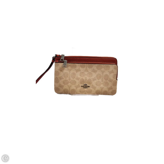 Wristlet Designer By Coach, Size: Large