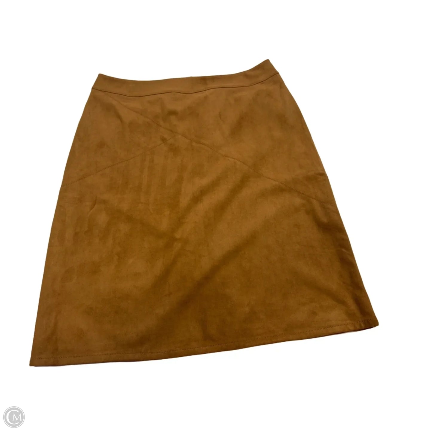 Skirt Midi By Chicos In Brown, Size: 14