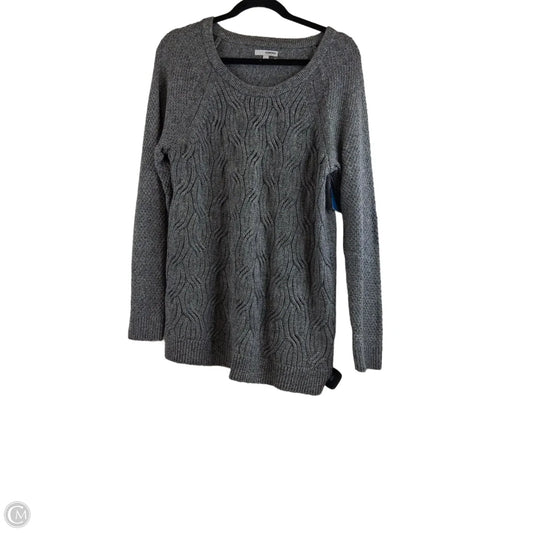 Sweater By Sonoma In Grey, Size: L