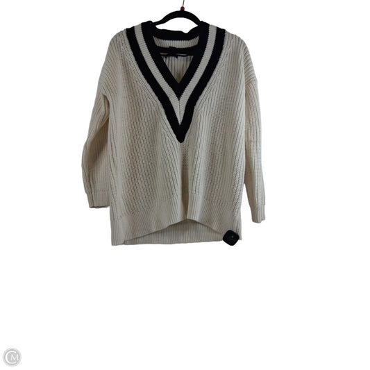 Sweater By H&m In Black & White, Size: S