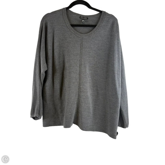 Sweater By Eileen Fisher In Grey, Size: Xl