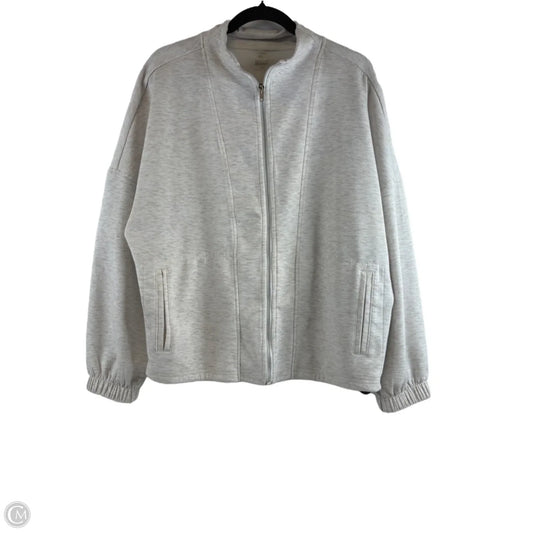 Athletic Sweatshirt Collar By Rbx In Beige, Size: L