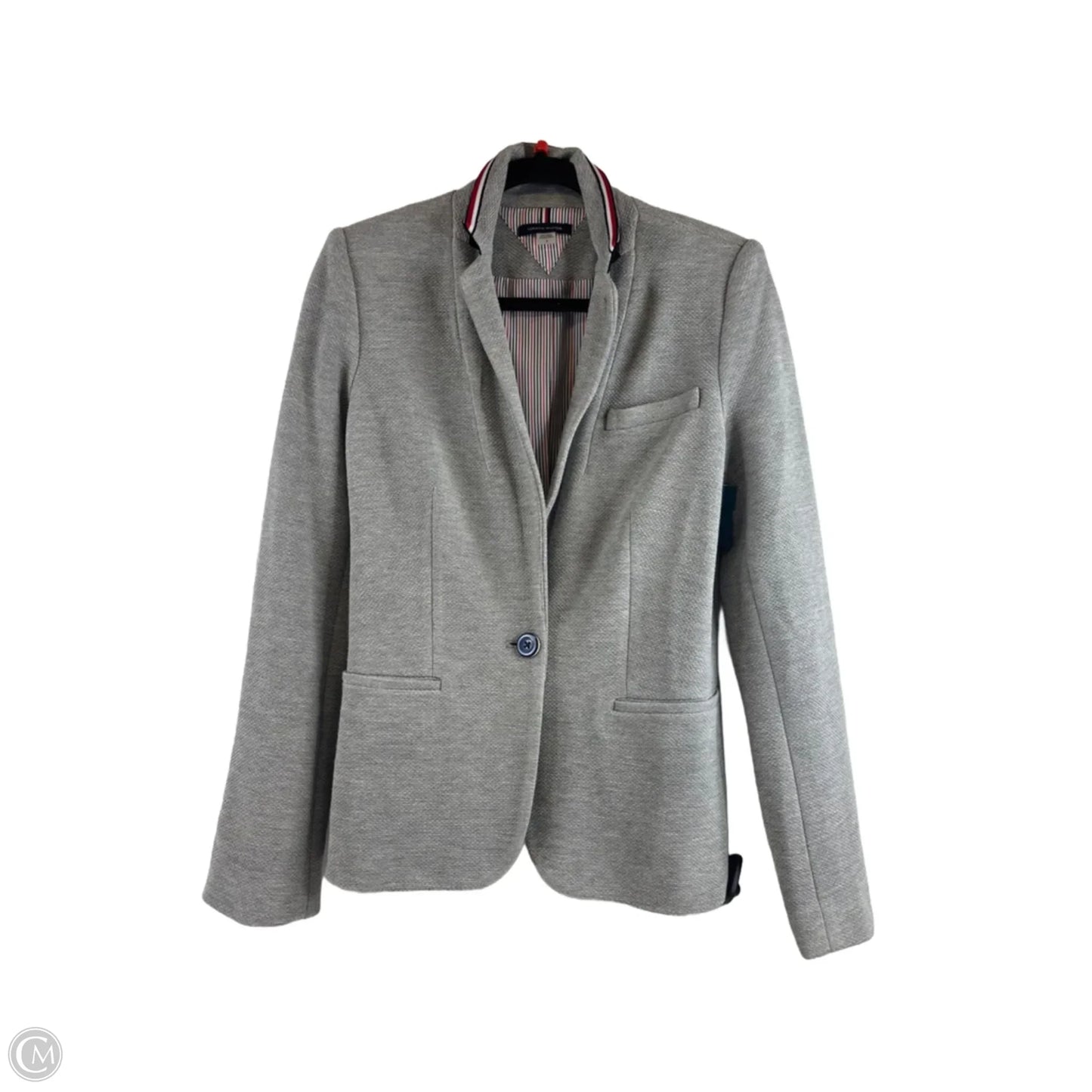 Blazer By Tommy Hilfiger In Grey, Size: S