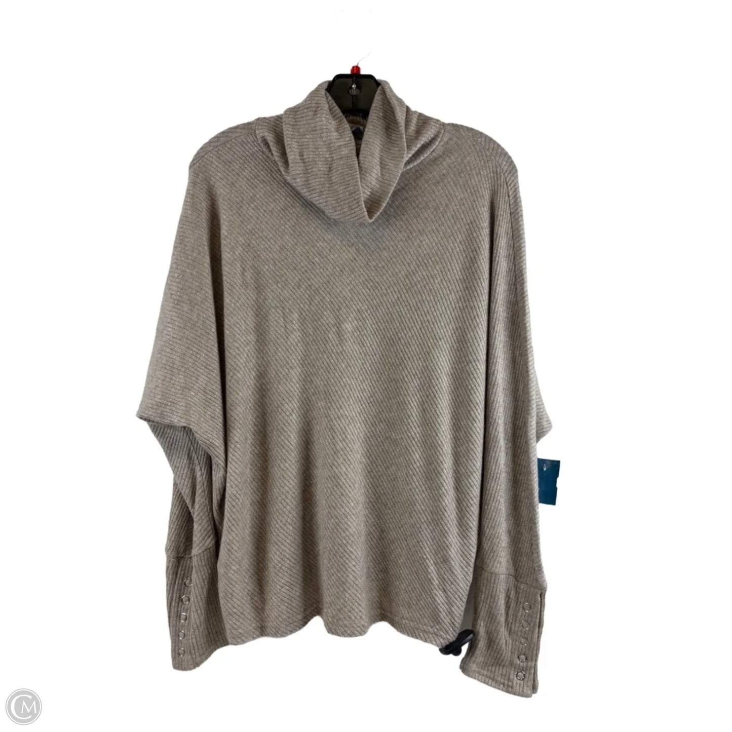 Top Long Sleeve By Simply Vera In Gold, Size: M