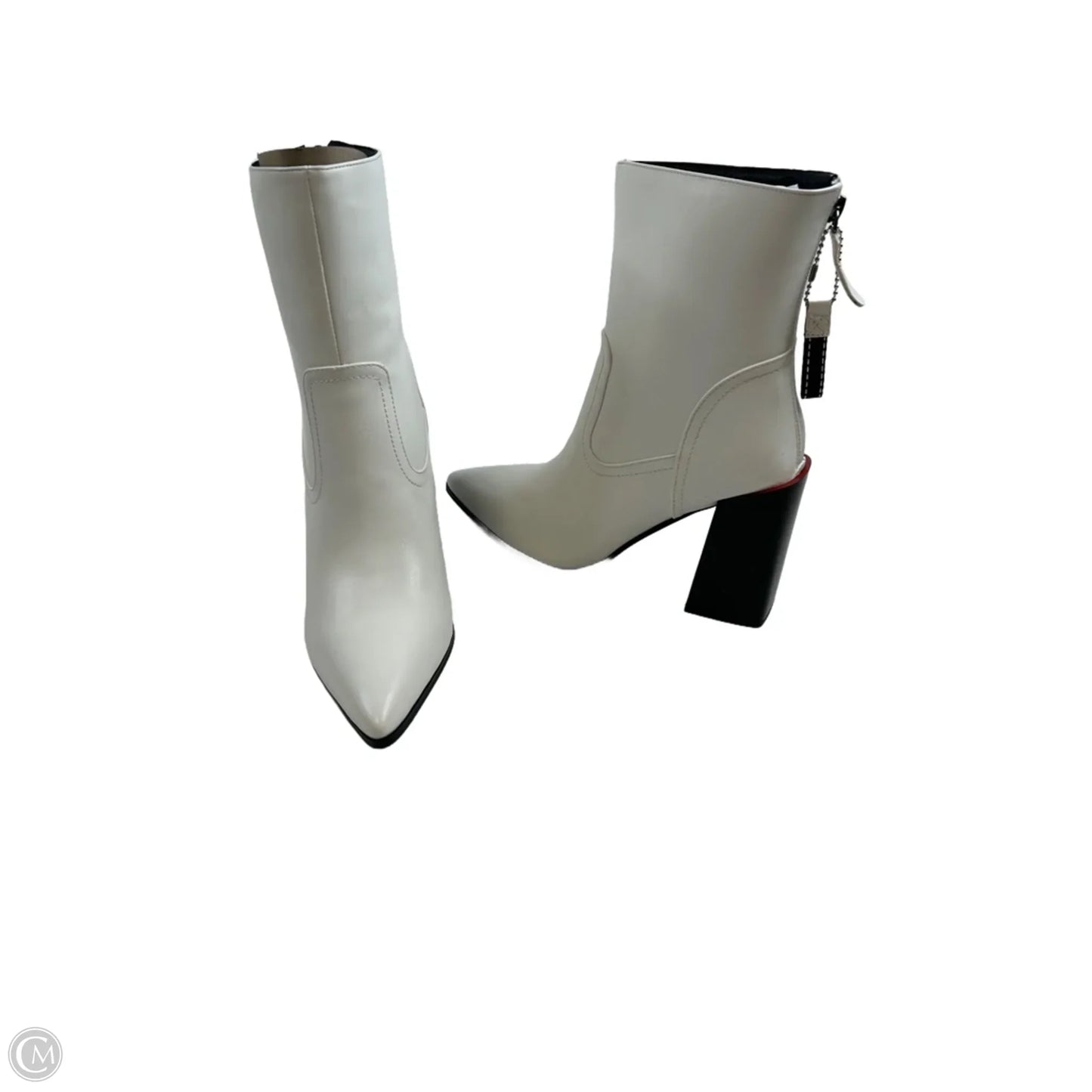 Boots Western By Clothes Mentor In White, Size: 9