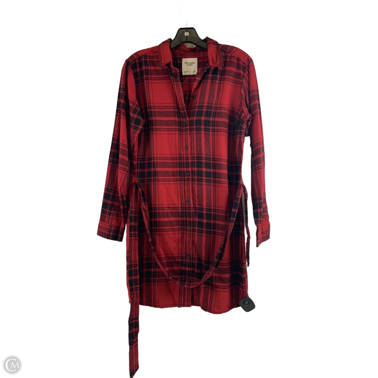 Dress Work By Abercrombie And Fitch In Black & Red, Size: S