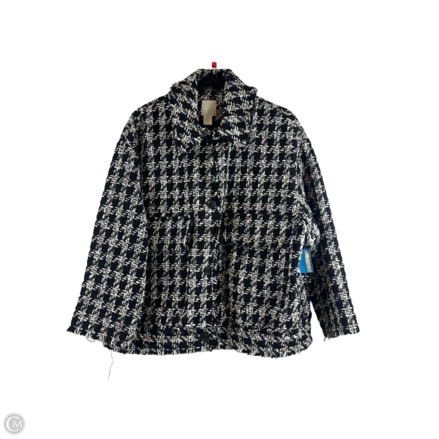 Jacket Other By H&m In Black & White, Size: L