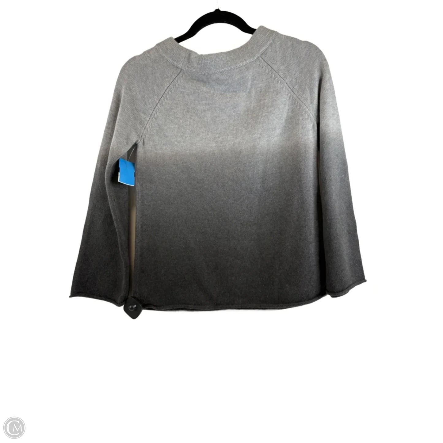 Sweater By Loft In Green & Grey, Size: Sp