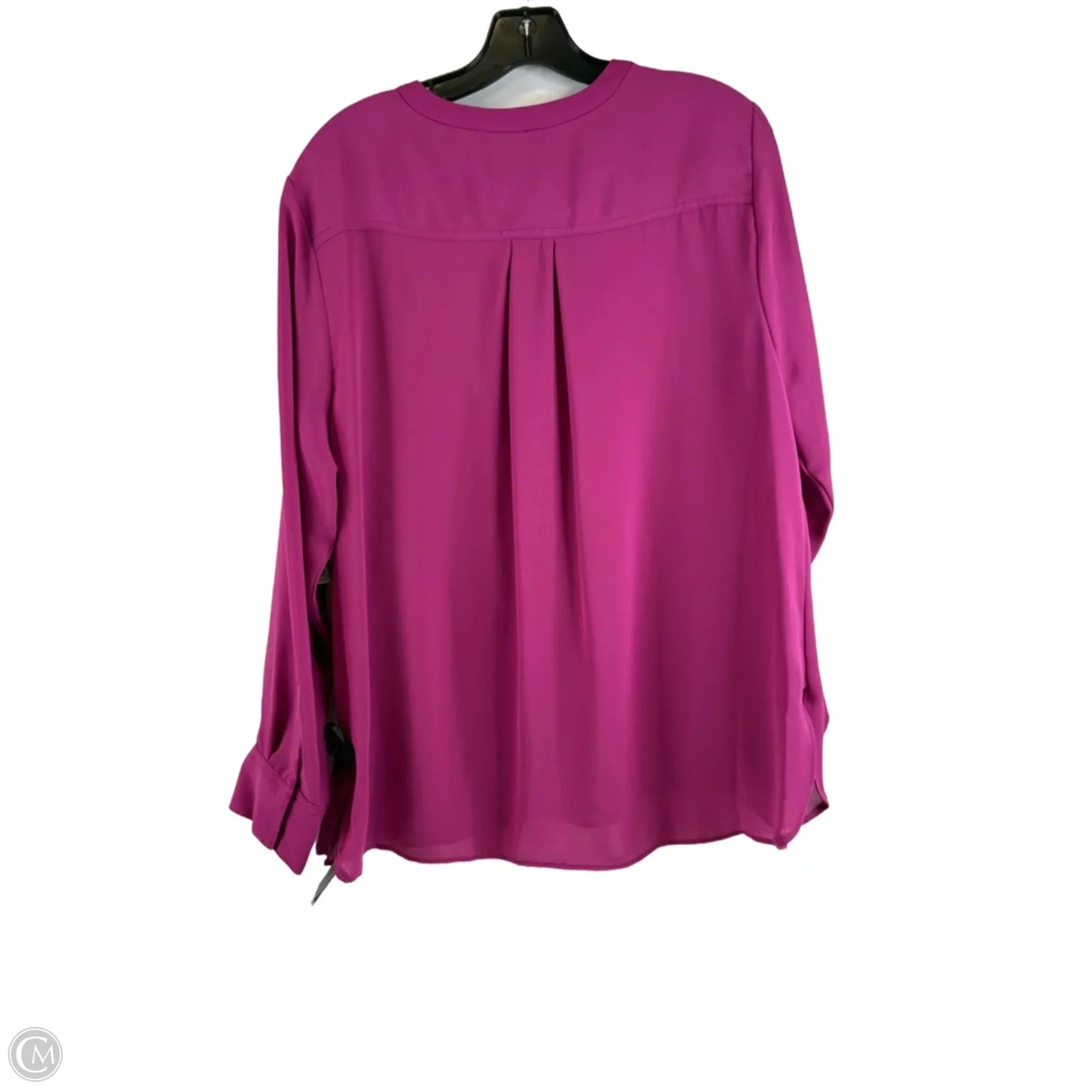 Top Long Sleeve By Apt 9 In Purple, Size: Xlp