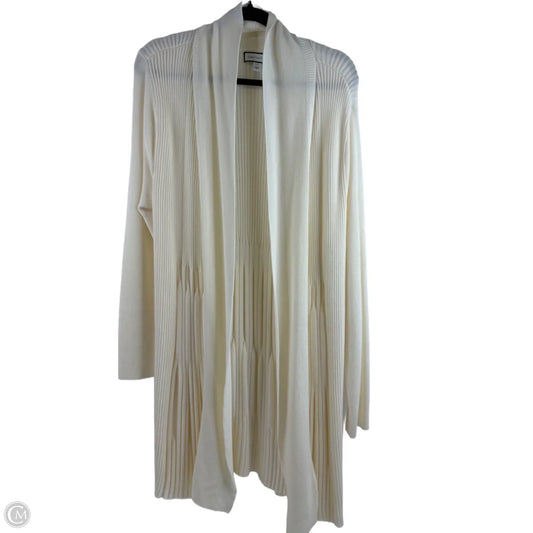 Sweater Cardigan By Charter Club In Cream, Size: Xxl