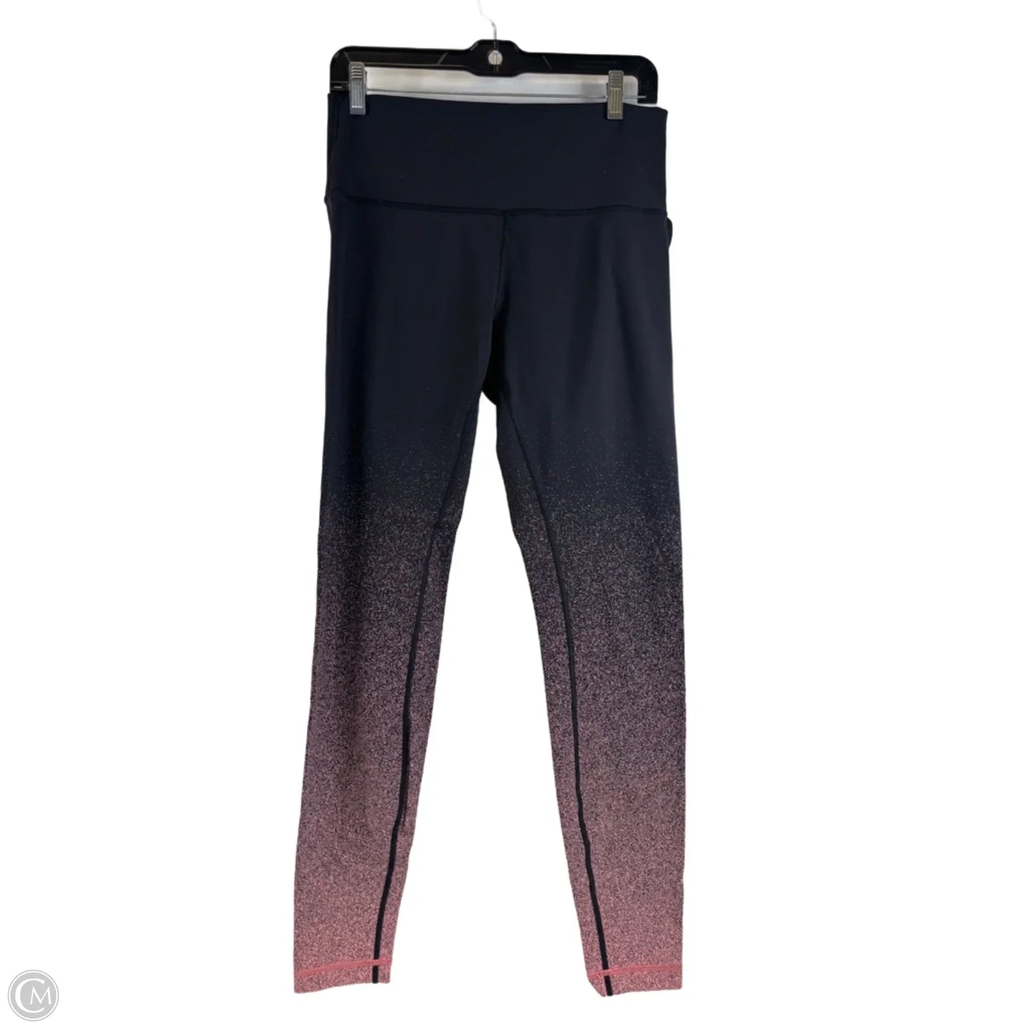 Athletic Leggings By Lululemon In Black & Pink, Size: 10