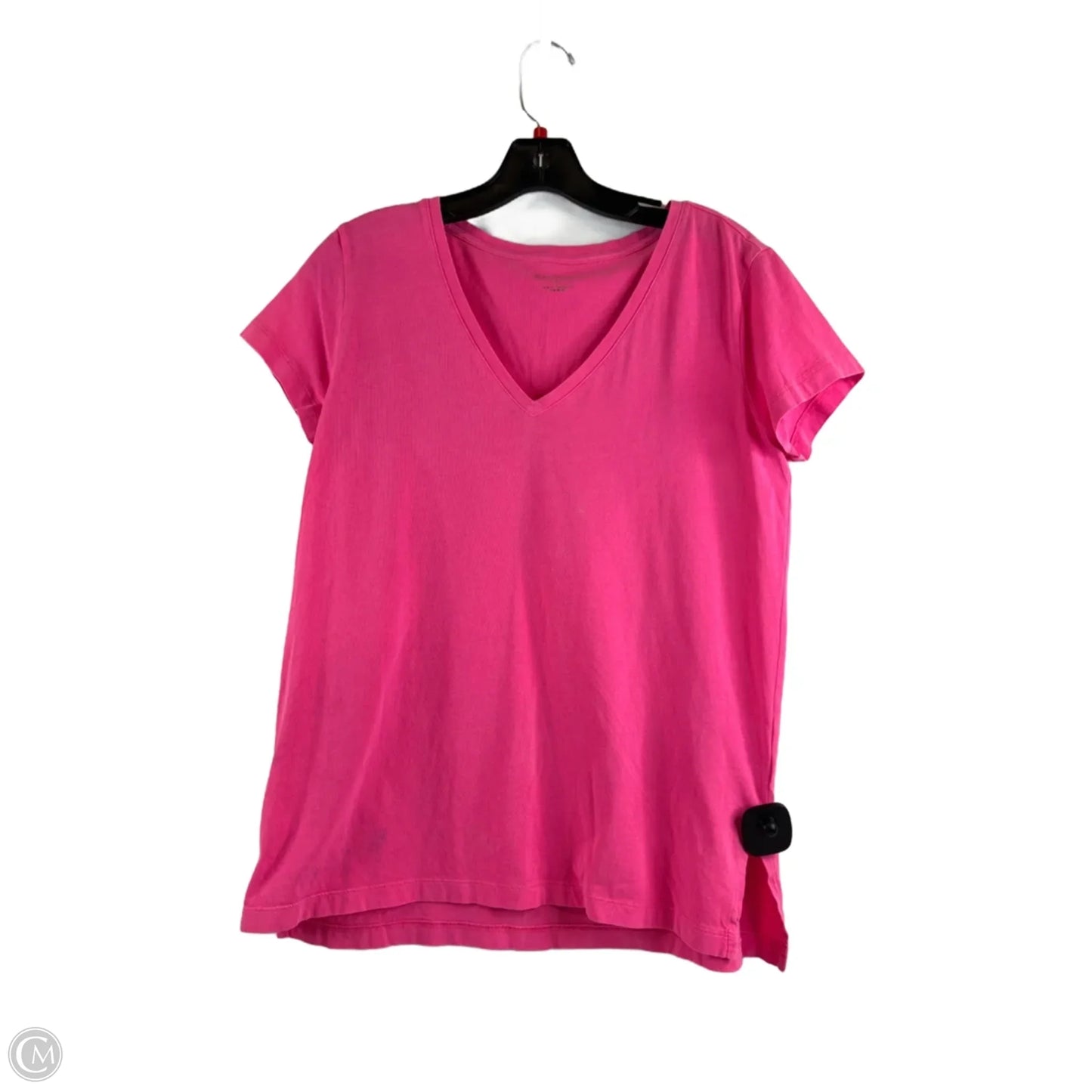Top Short Sleeve Designer By Lilly Pulitzer In Pink, Size: S