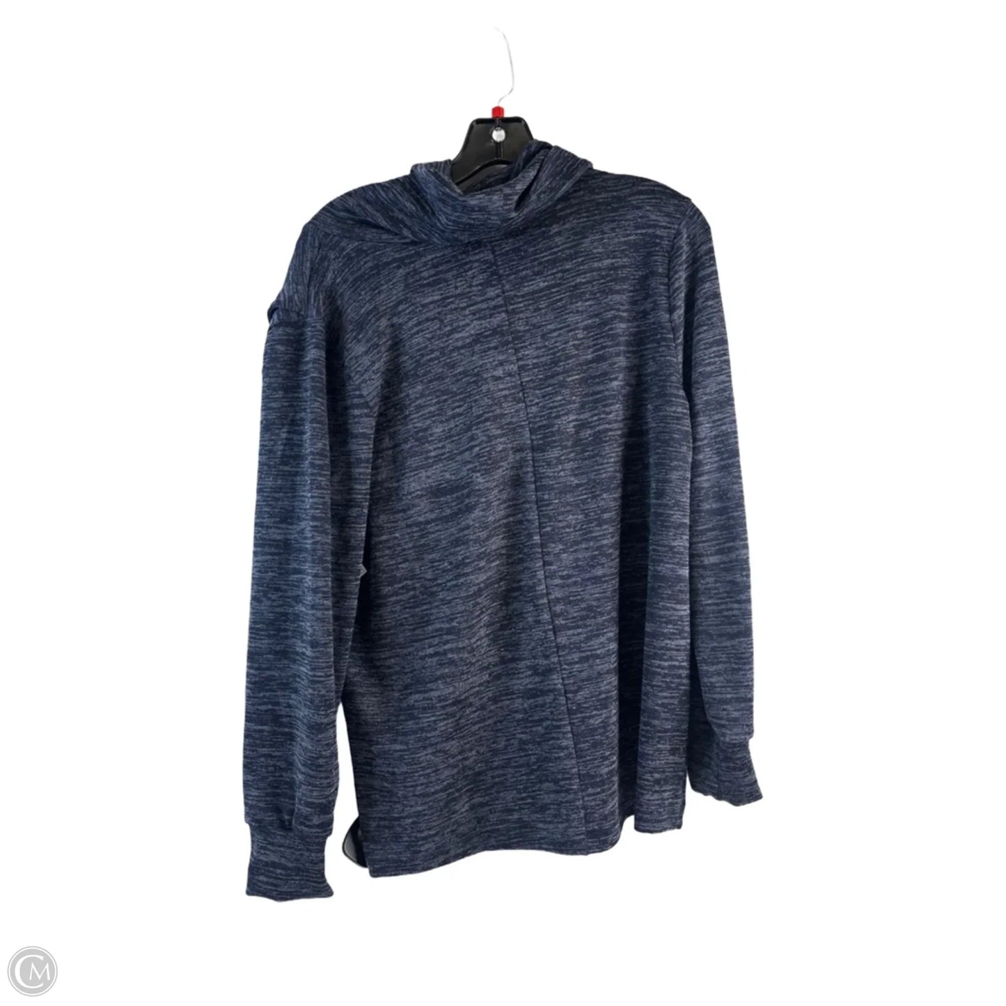 Top Long Sleeve By Notations In Blue, Size: M