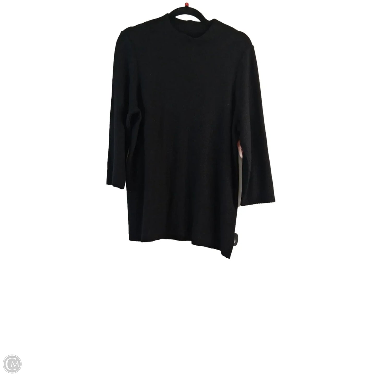 Sweater By Chicos In Black, Size: L