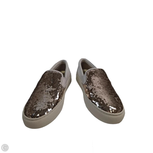 Shoes Designer By Tory Burch In Gold, Size: 8