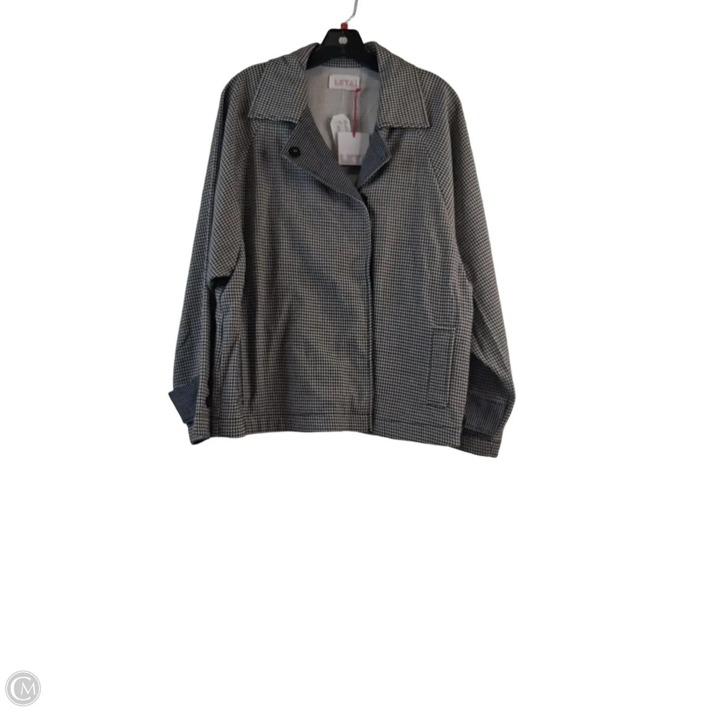 Jacket Other By Clothes Mentor In Black & White, Size: L