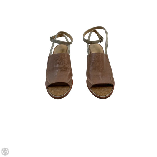 Sandals Heels Block By Clarks In Pink, Size: 10