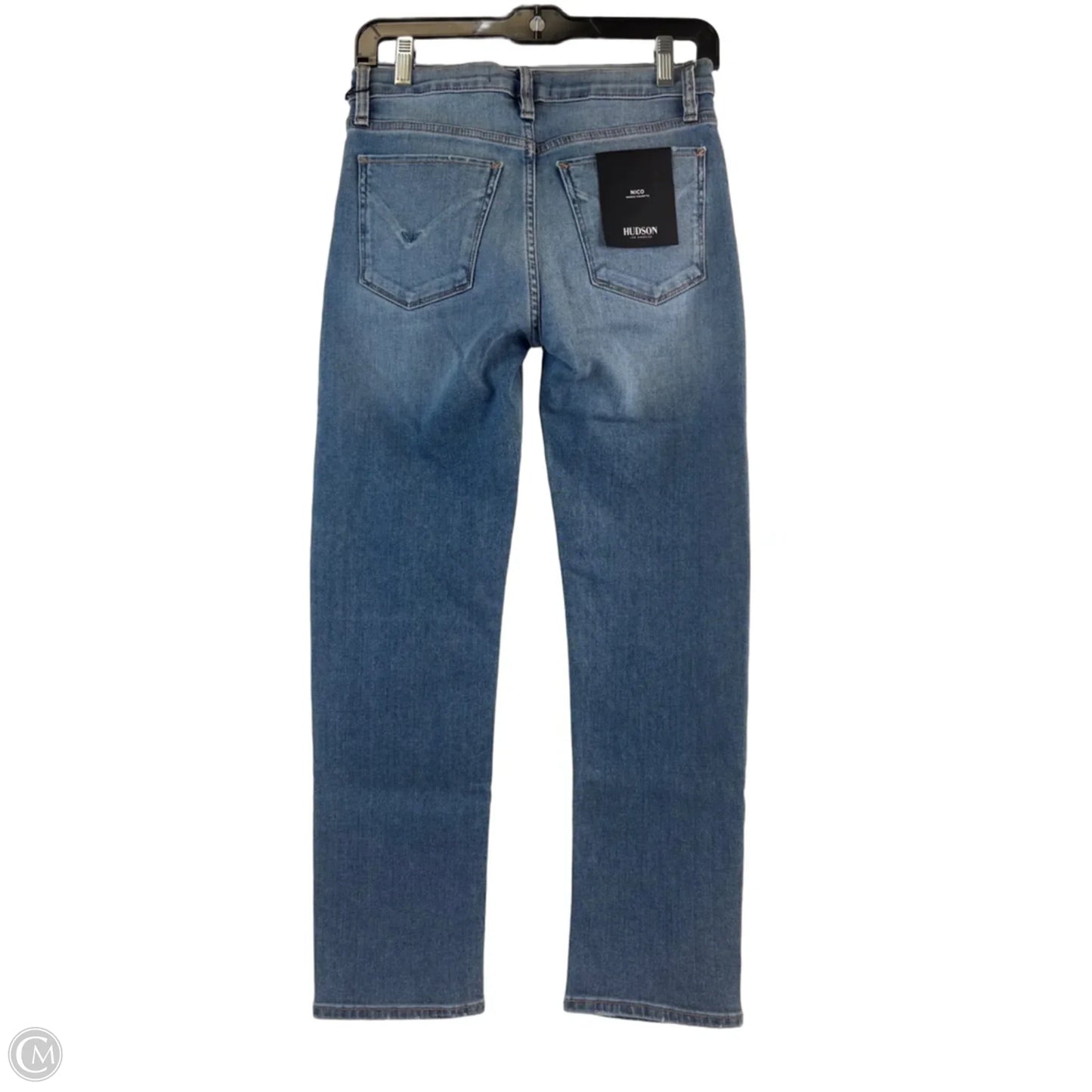 Jeans Skinny By Hudson In Blue Denim, Size: 4