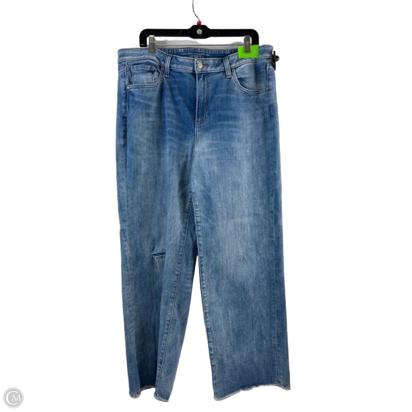 Jeans Wide Leg By Chicos In Blue Denim, Size: 16