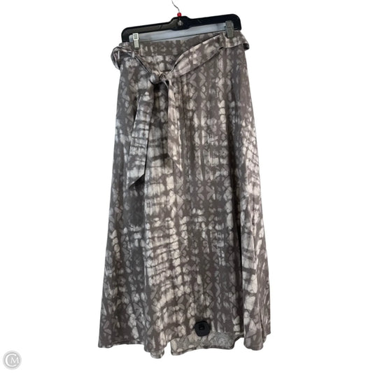 Skirt Midi By Simply Vera In Cream & Grey, Size: 18