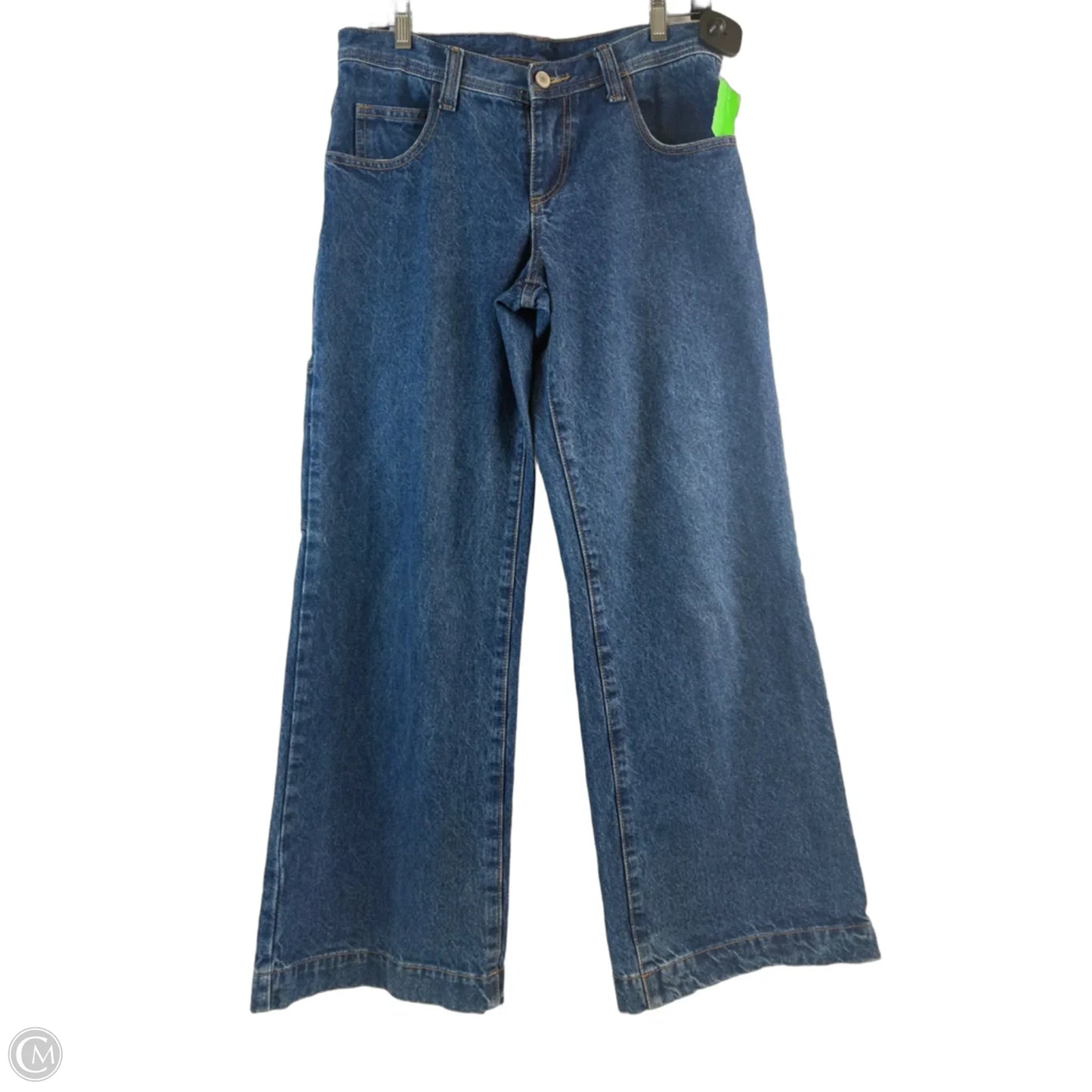 Jeans Wide Leg By Clothes Mentor In Blue Denim, Size: 4