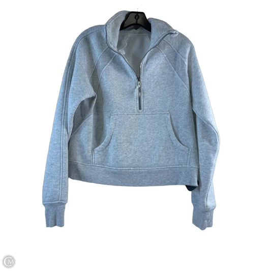 Sweatshirt Collar By Jockey In Grey, Size: S