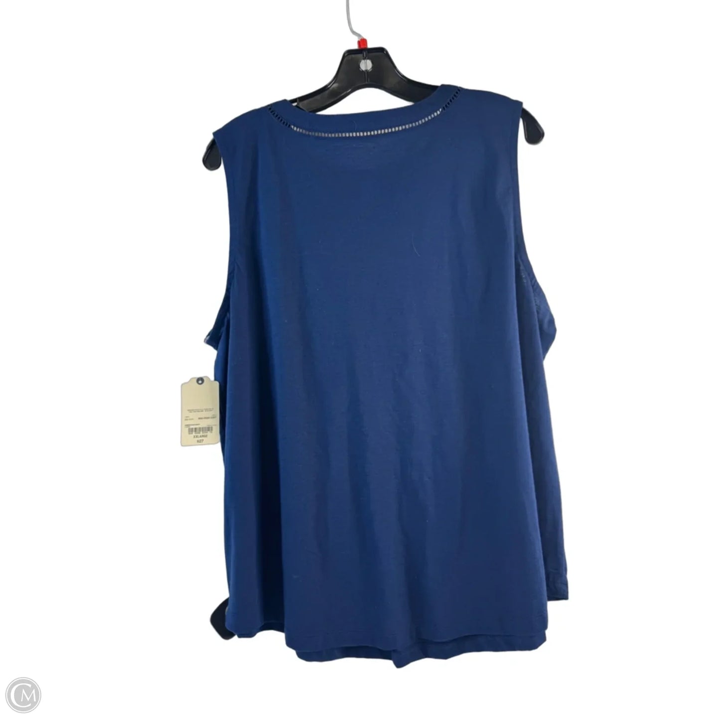 Top Sleeveless By St Johns Bay In Blue, Size: Xxl