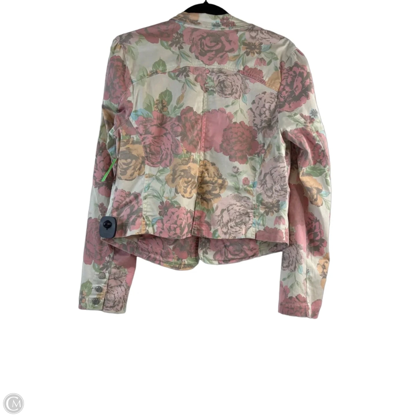 Blazer By Nine West In Orange & Pink, Size: M