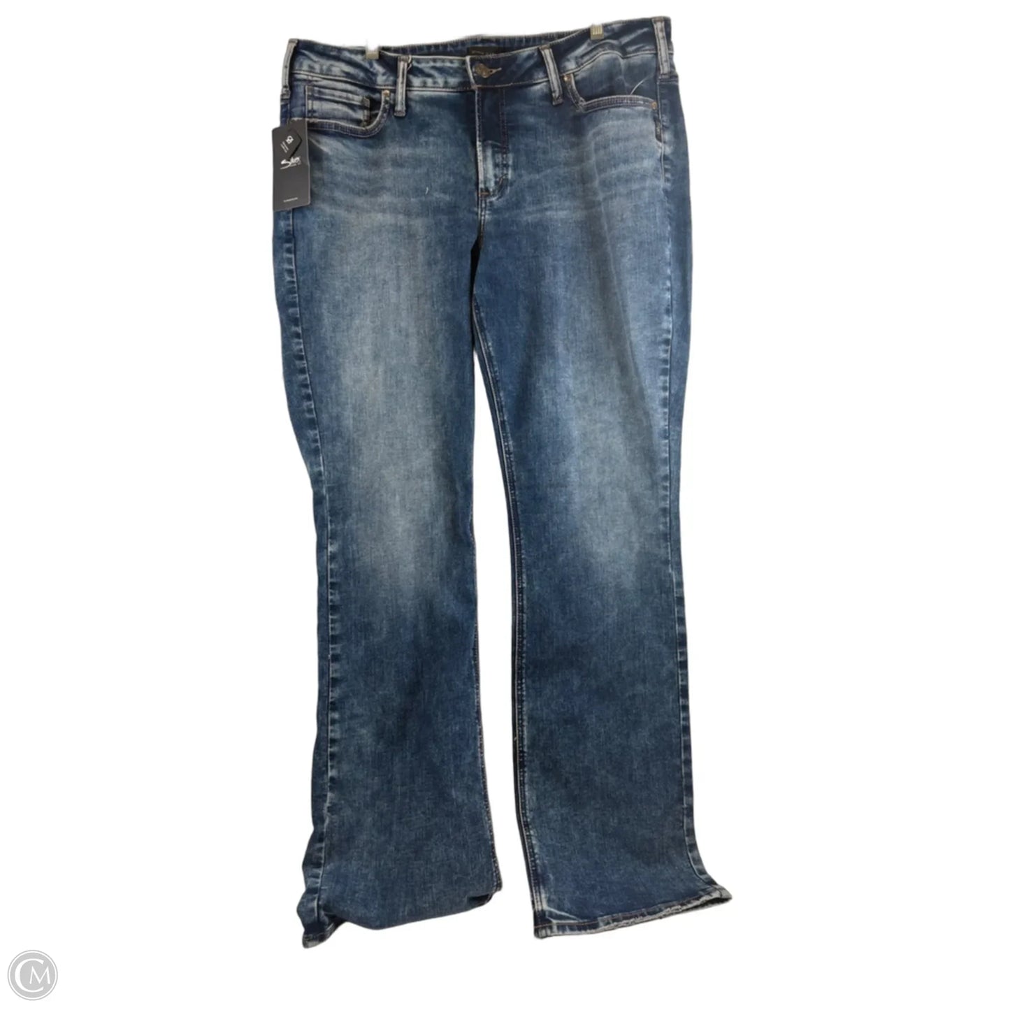 Jeans Boot Cut By Clothes Mentor In Blue Denim, Size: 16
