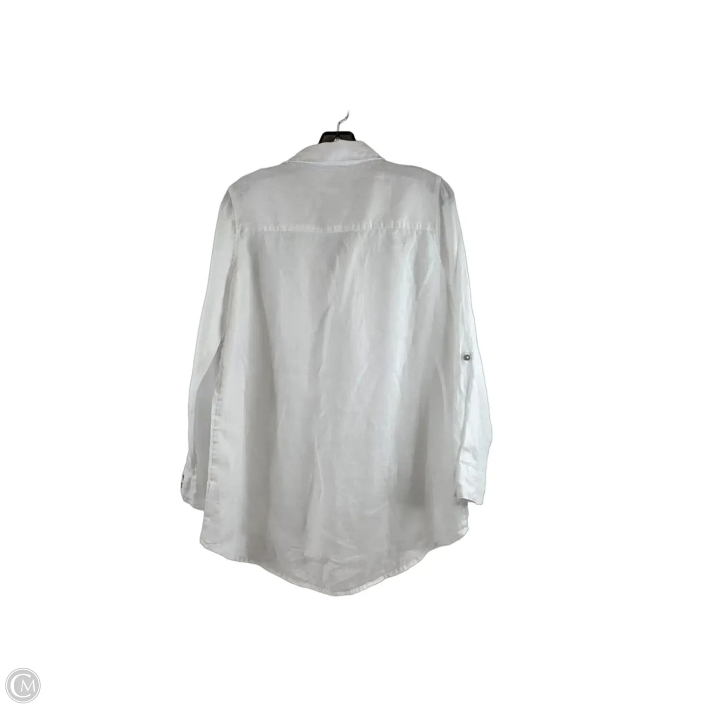 Top Long Sleeve By C And C In White, Size: S