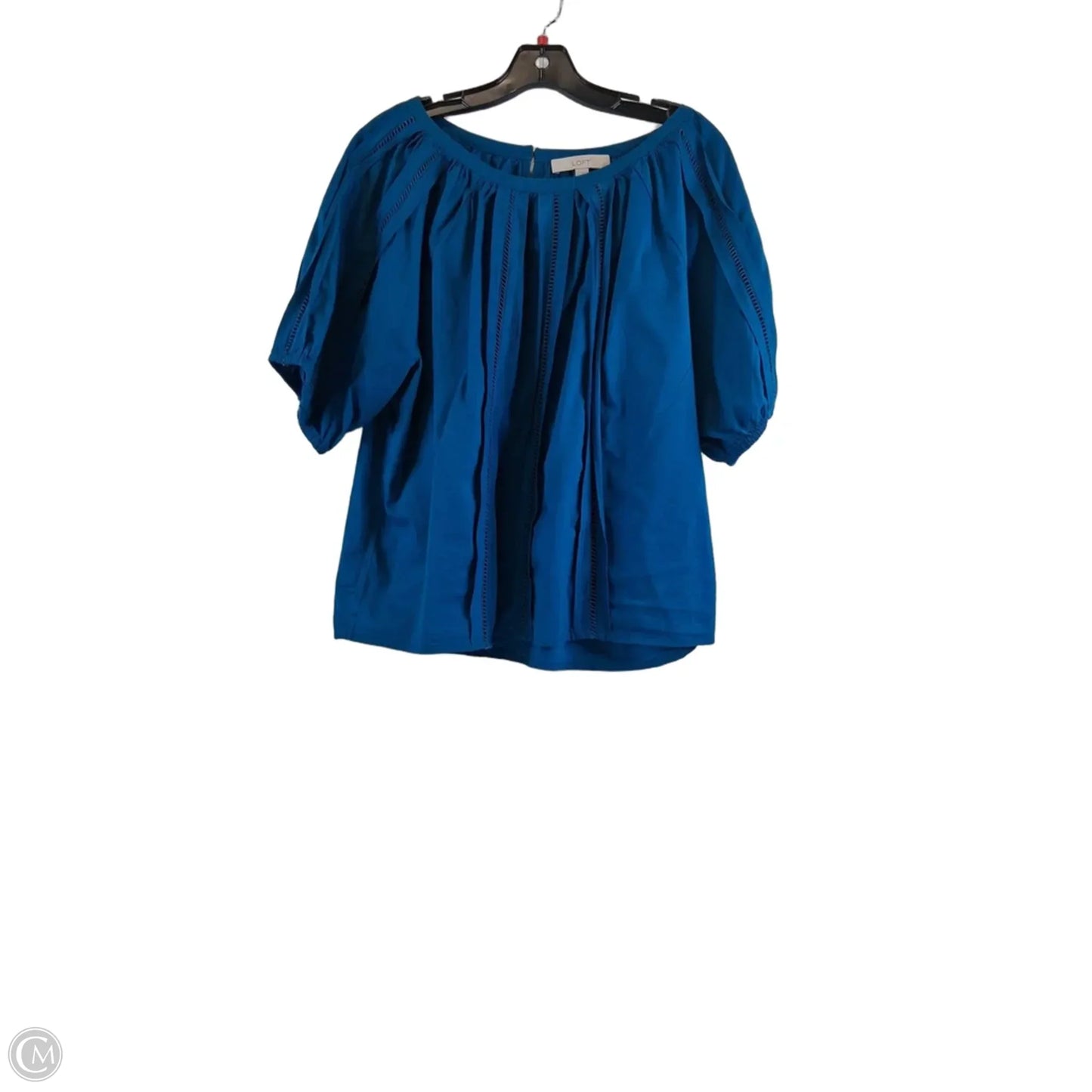 Top 3/4 Sleeve By Loft In Blue, Size: L