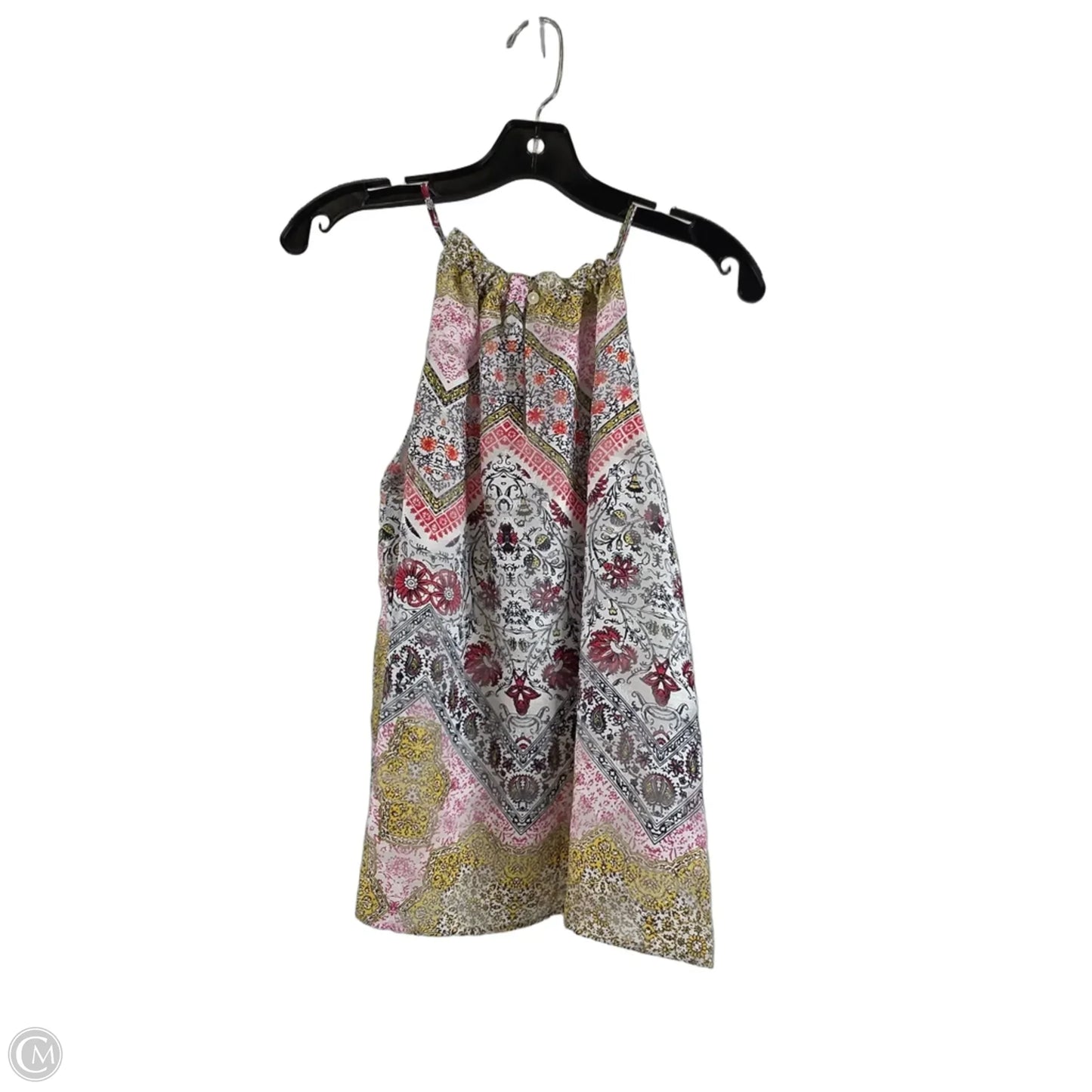 Top Sleeveless By Loft In Red & White, Size: Xs