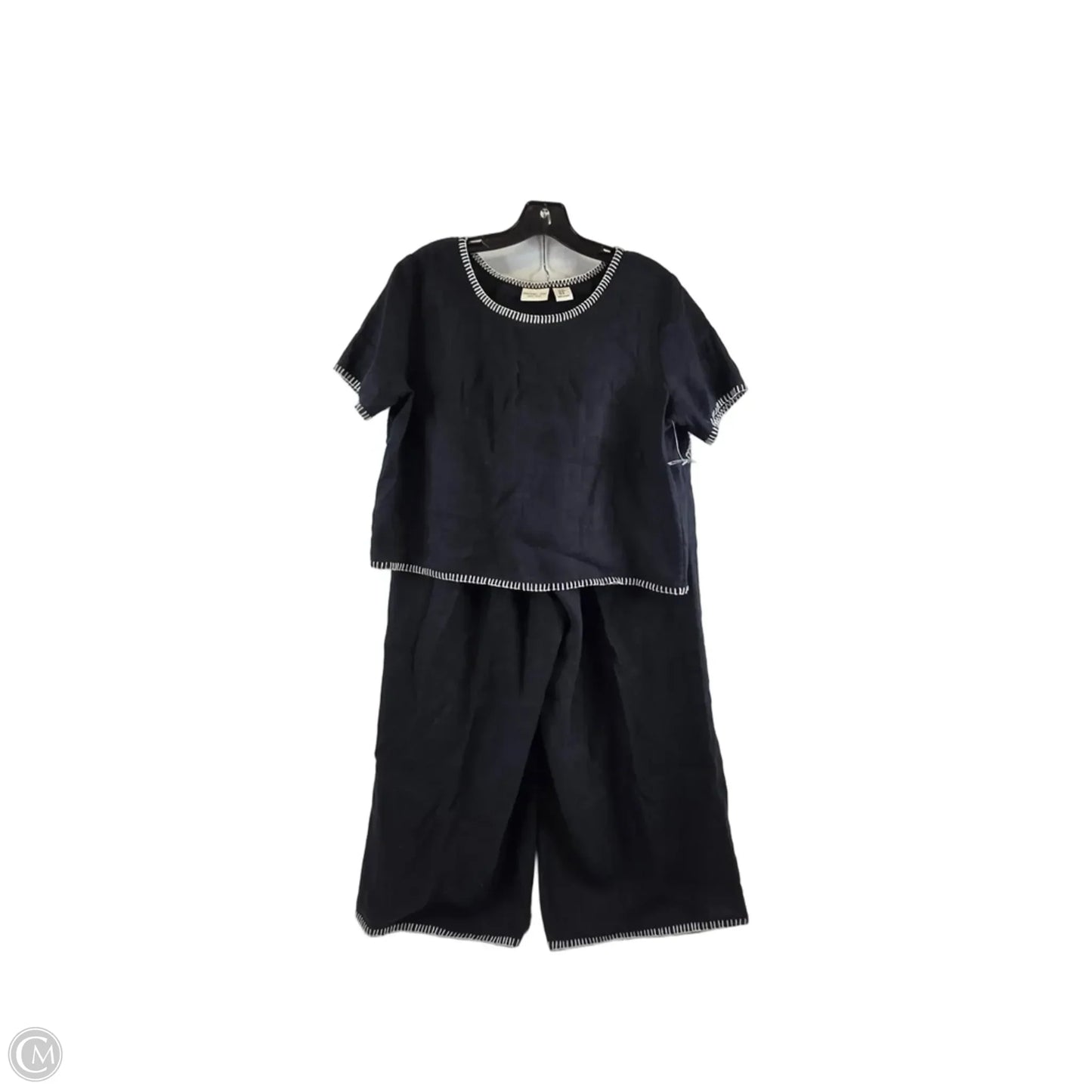 Pants Set 2pc By Rachel Zoe In Black & White, Size: 12