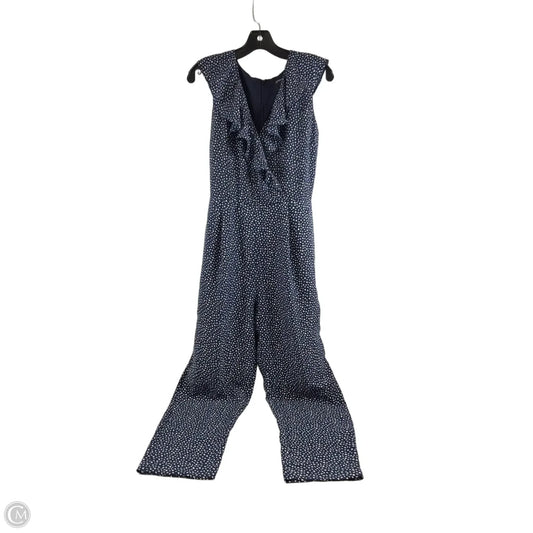 Jumpsuit By Banana Republic In Blue & White, Size: M