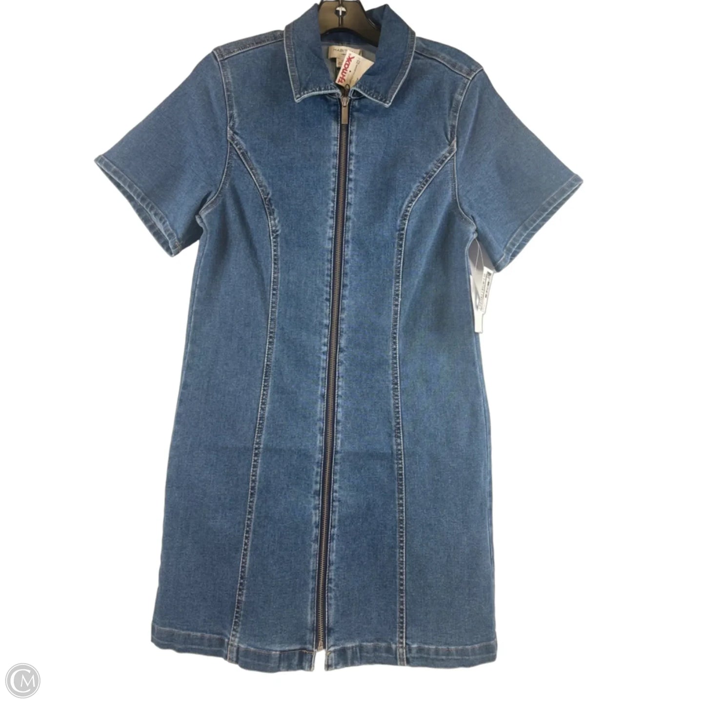Dress Casual Midi By Habitual In Blue Denim, Size: Sp