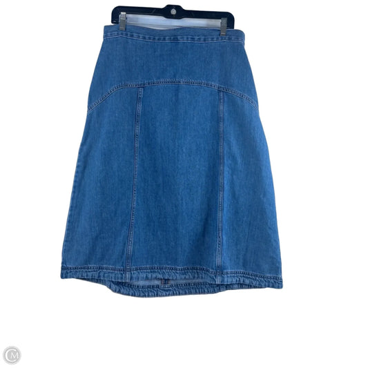 Skirt Maxi By Old Navy In Blue Denim, Size: 12