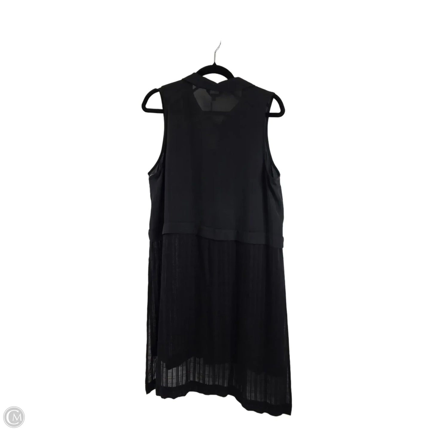 Tunic Sleeveless By Candies In Black, Size: Xl