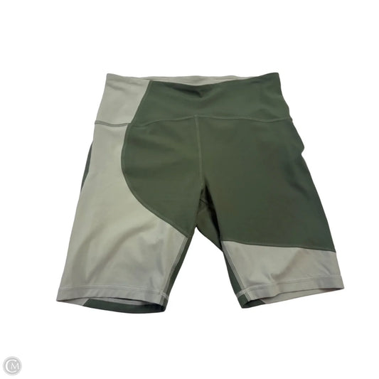 Athletic Shorts By Lululemon In Green, Size: 8
