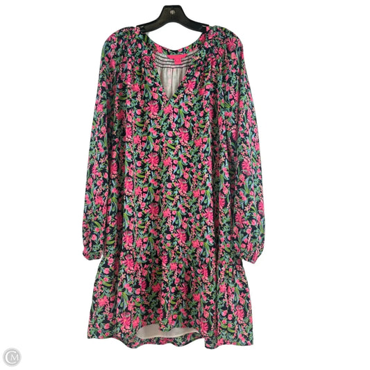 Dress Designer By Lilly Pulitzer In Blue & Pink, Size: L