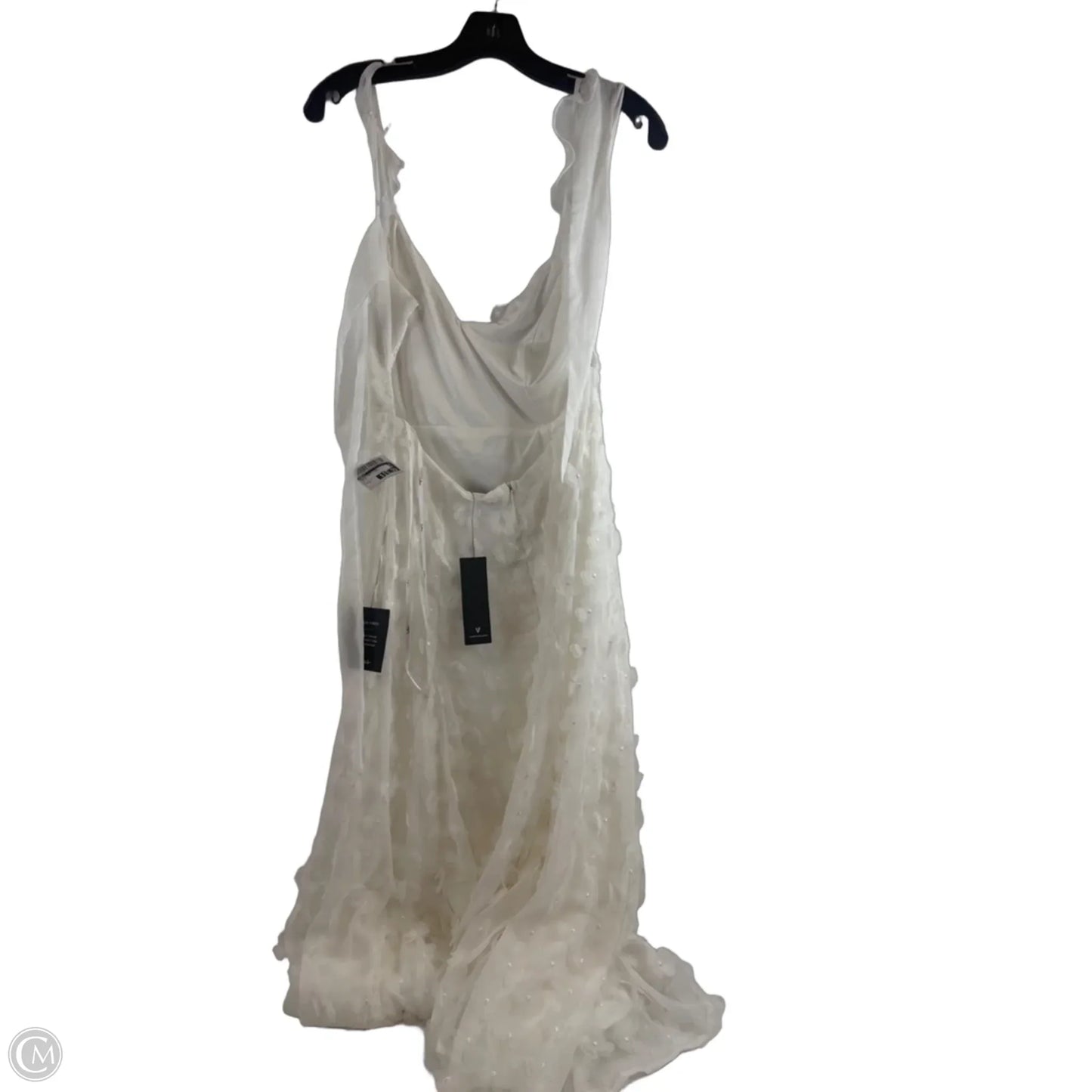 Dress Party Midi By Lulus In White, Size: M