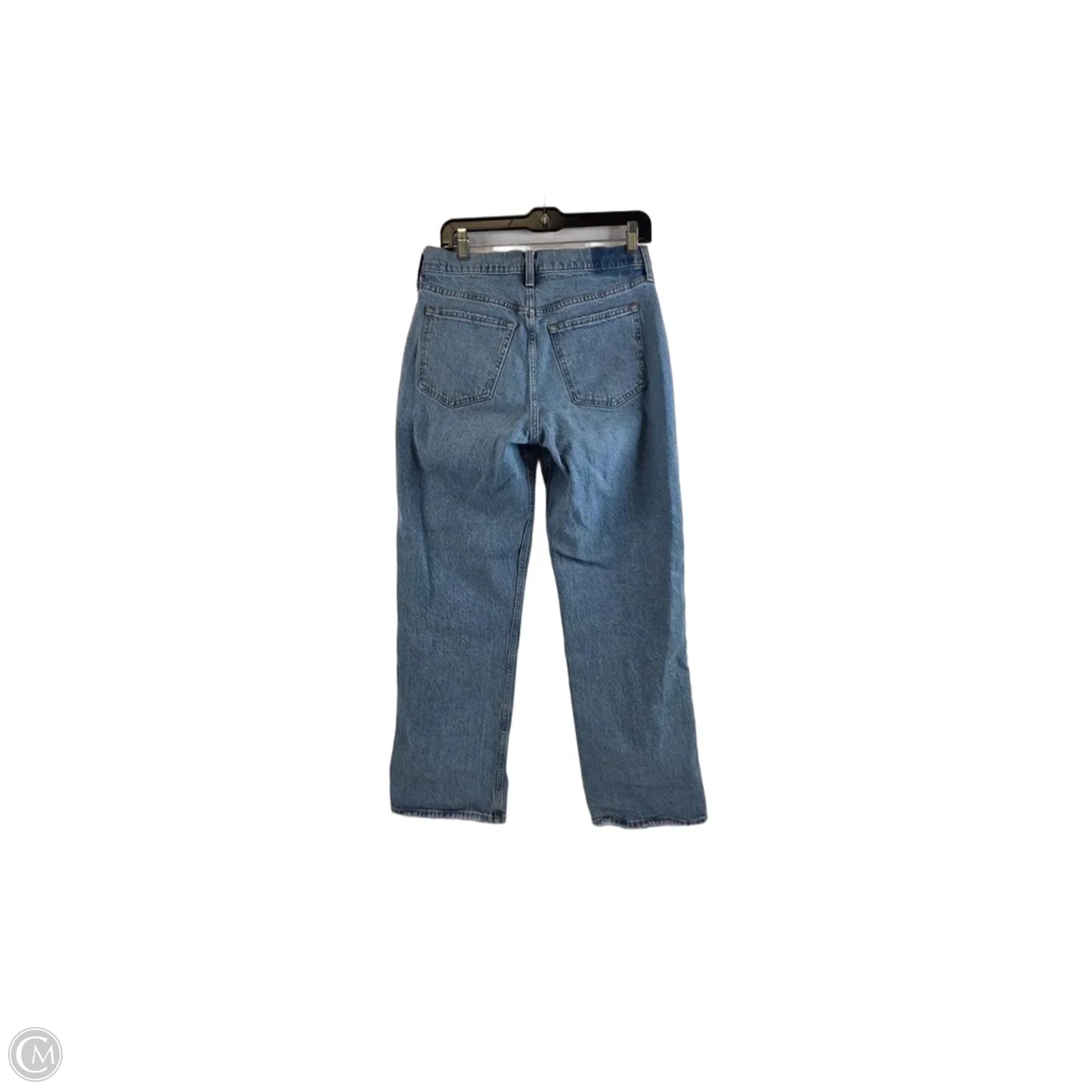 Jeans Straight By Abercrombie And Fitch In Blue Denim, Size: 4