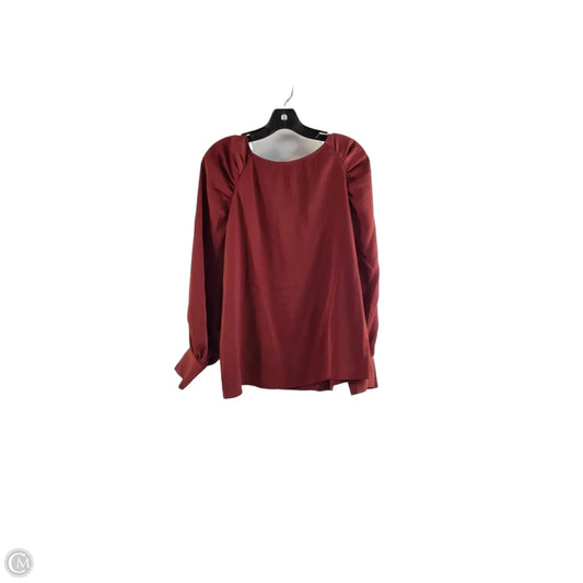 Top Long Sleeve By Banana Republic In Copper, Size: L