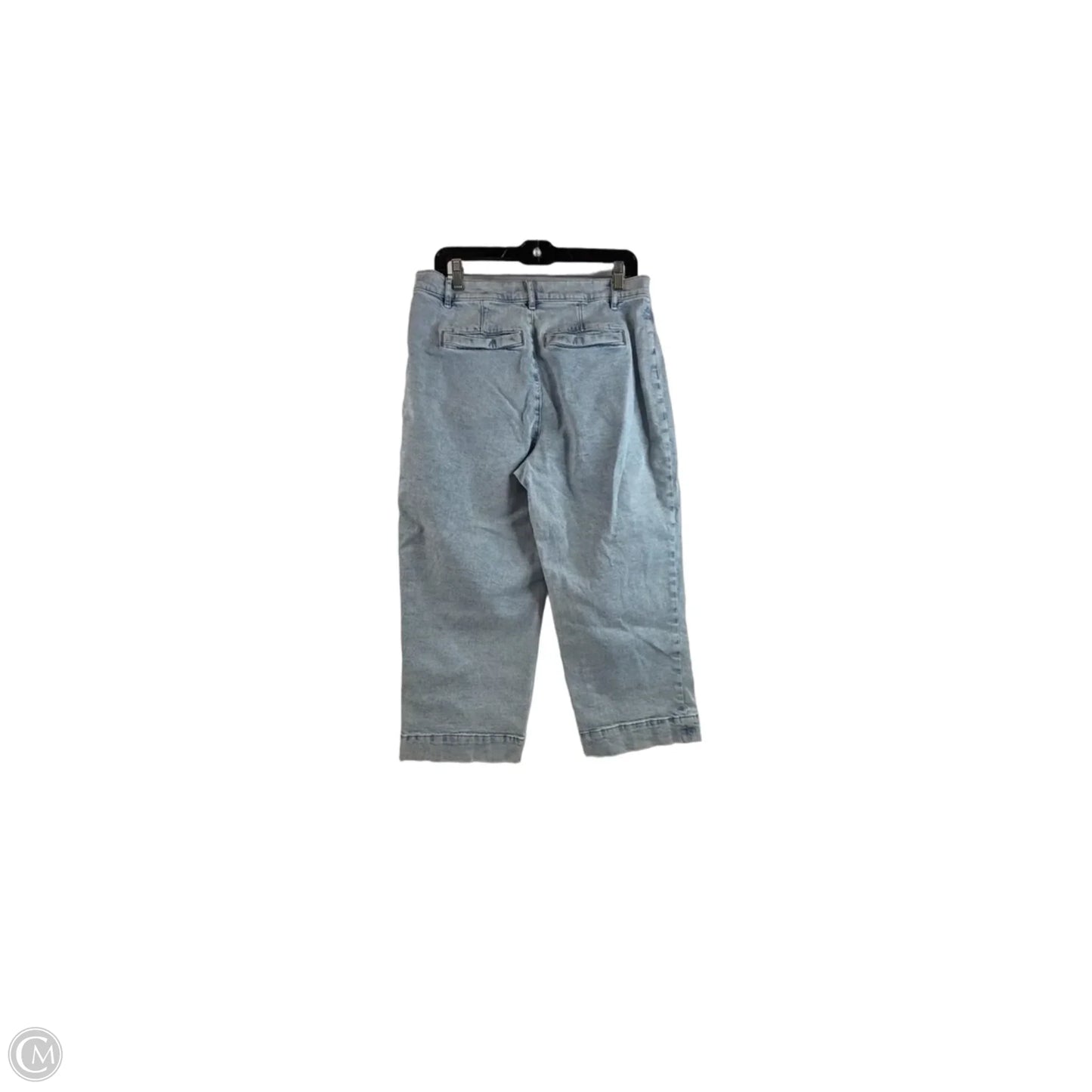 Jeans Wide Leg By Loft In Blue Denim, Size: 10