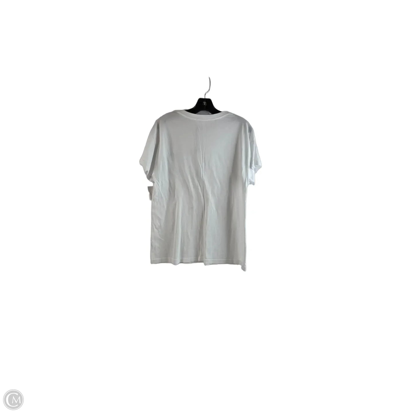 Top Short Sleeve By Self Contrast In White, Size: Xs