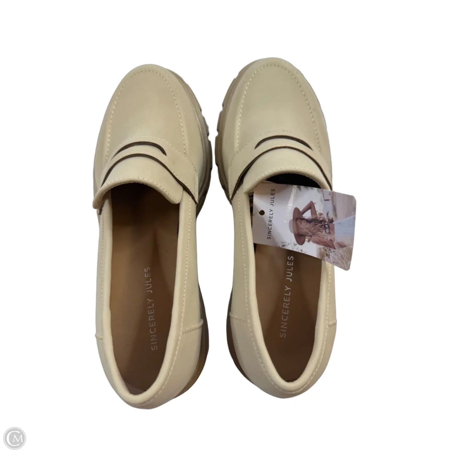 Shoes Heels Block By Sincerely Jules In Tan, Size: 8