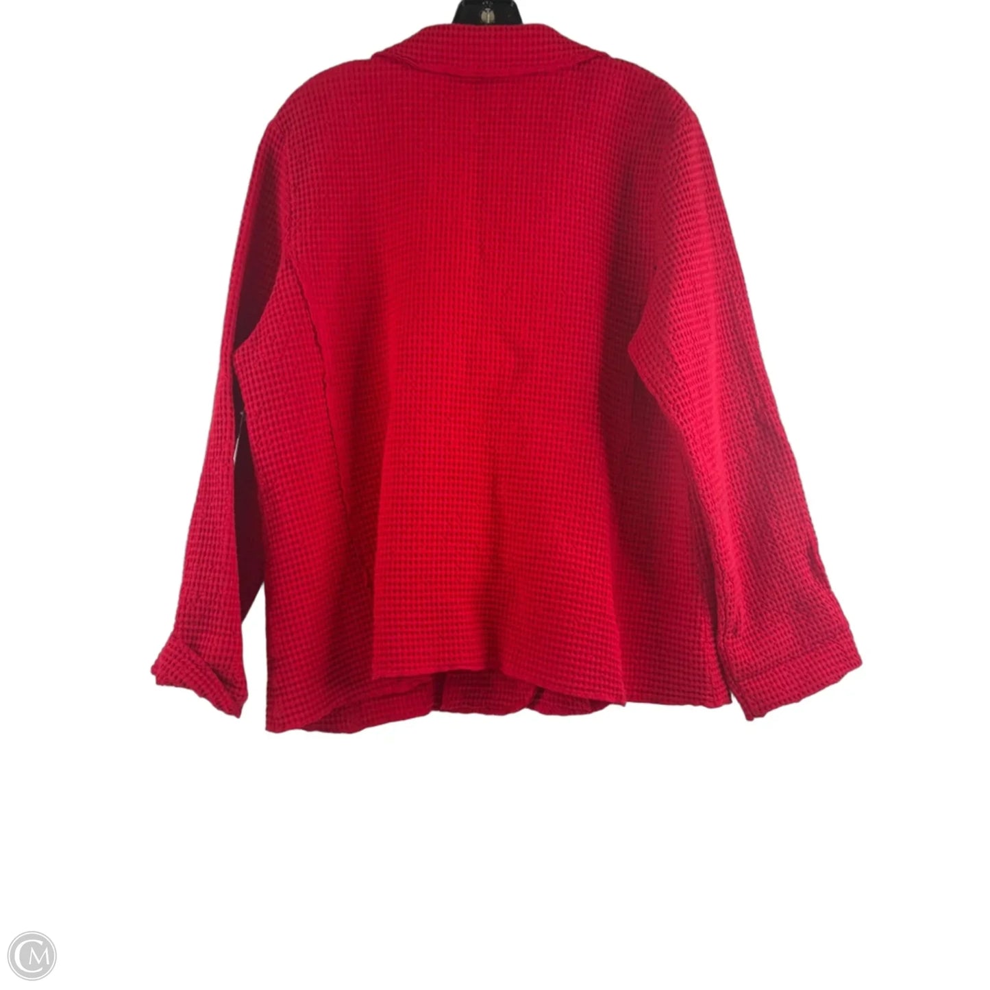 Blazer By Clothes Mentor In Red, Size: L